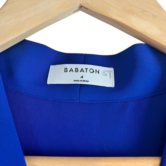 Babaton Phoenix sleeveless wrap mini dress royal blue size 4 excellent condition - Picture 11 of 12